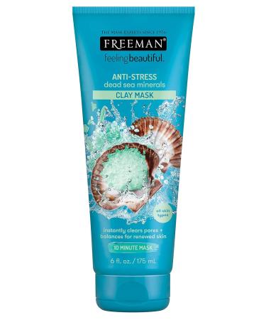 Freeman Anti-Stress Facial Mask with Dead Sea Minerals 6 oz (Pack of 3) - Shop Now! - Buy Online on GoSupps.com