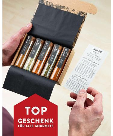 Timber Taste 5 Rare Spices Gift Set - Perfect Father's Day Gift for Grill Lovers & Cooks - International Shipping Available - Buy Online on GoSupps.com
