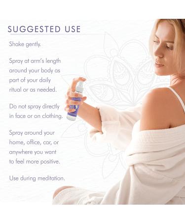 Lavender Smudge Spray - Aura Cleansing & Negative Energy Clearing. Protection, Relaxation & Grounding with Moonwater Elixirs, Crystals & Reiki. 4oz - Buy Online on GoSupps.com