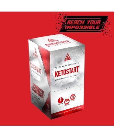 KetoStart Exogenous Ketones Powder | Caffeine-Free Tropical Electrolyte Drink Mix | Boost Energy Strength & Focus | 10x Packets - Buy Online on GoSupps.com
