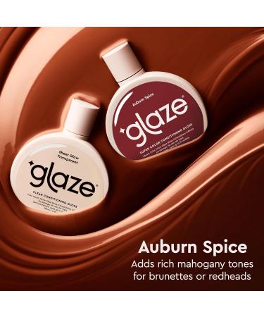Glaze Super Colour Conditioning Gloss Auburn Spice 190ml - Award Winning Hair Gloss Treatment | Semi Permanent Hair Dye - 10 Minute Results - Buy Online on GoSupps.com