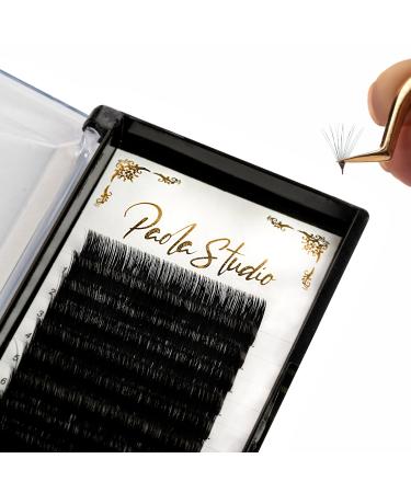 Eyelash Extensions Easy Fan Technology Curvature MIX C CC D 0.07mm From 7 to 16mm and Y W Clasic MIX Make Eyelash Clusters Mega Volume 3D 4D 5D 6D 10D Quickly (MIX CC 0.07 7-16MM) MIX CC 0.07 7-16MM