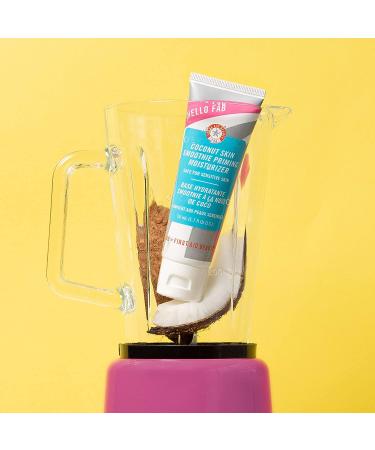 First Aid Beauty Hello FAB Coconut Skin Smoothie Priming Moisturizer 1.7 Oz - 2-in-1 Makeup Primer & Moisturizer - Buy Online on GoSupps.com