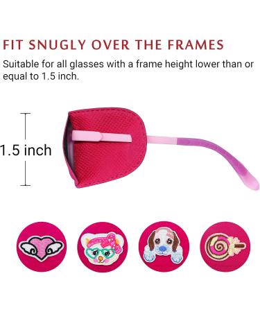 4Pcs Pink Eye Patches for Kids | Girls Medical Eye Patch for Lazy Eye (Left Eye Coverage - Buy Online on GoSupps.com