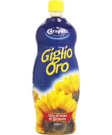  Carapelli Giglio Oro Sunflower Oil - 1 liter - Buy Online on GoSupps.com