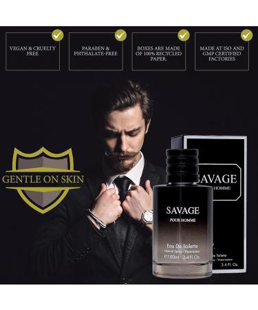 Signature Scent 4-Piece Fragrance for Men Includes Savage/1 Billion/Versatile/Valentine Milano of Woody Spicy Citrus & Aromatic Fragrance Each One in 100ml Bottle - Buy Online on GoSupps.com