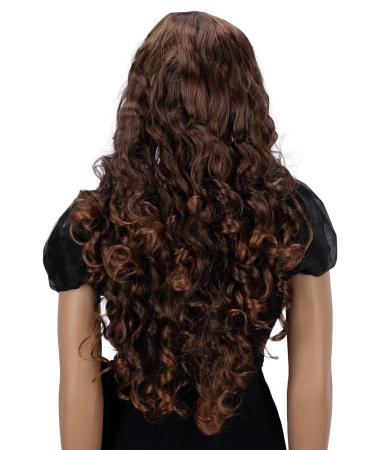 CAISHA Chocolate Brown Wig - Mardi Gras Cosplay Party Long Hair - PP9 #3T30 - Buy Online on GoSupps.com