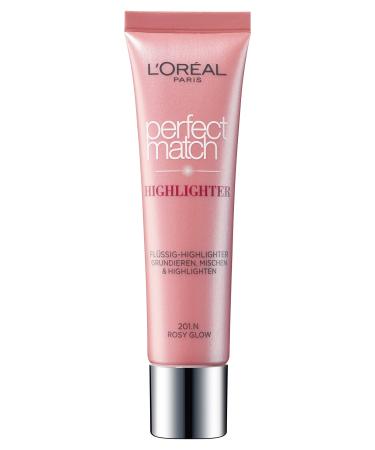 L'Or al Paris L'Oreal Paris Highlighter Make-Up Foundation Perfect Match 201.N Rosy Glow 1 piece