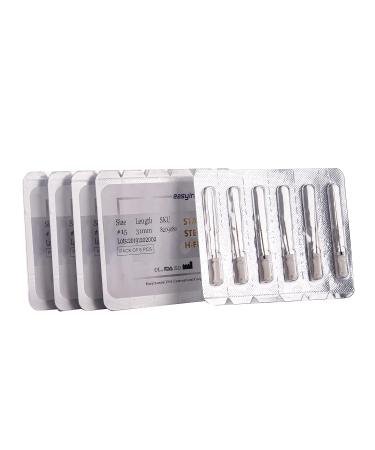 Easyinsmile Cavitron Dental Hand Files #15 - Stainless Steel Endodontics H-File for Dentists | 31mm Length - Buy Online on GoSupps.com