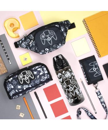 Fringoo Kids Water Bottle 600ml | Leak Proof BPA Free Straw Bottle for School & Travel | Sport Bottle for Kids - Buy Online on GoSupps.com