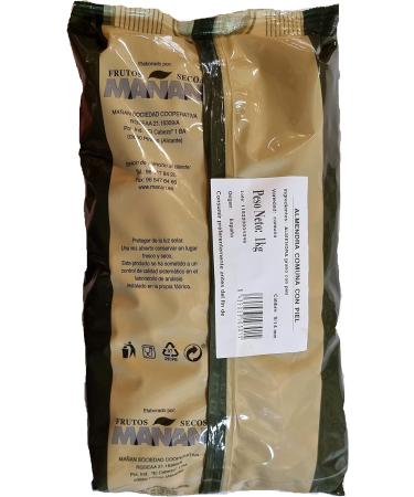Common almond with skin 1 kg bag. of Ma an dried fruits - Buy Online on GoSupps.com