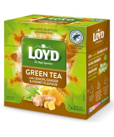 LOYD Tea - Green Tea with Lemon Honey & Ginger (1 Pack ) - Buy Online on GoSupps.com