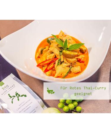 echtthai Kaffir lime leaves pack of 8 pieces 8 x 2 g suitable for Thai Curry freezedried box of 8 pieces - Buy Online on GoSupps.com