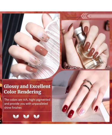 JEWHITENY 30PCS Gel Nail Polish Kit with Portable UV Light - Professional Manicure Set for Home & Salon with 27 Colors, Glossy & Matte Top Coat, Base Coat - Long-Lasting Gel Nail Polish Set - Buy Online on GoSupps.com