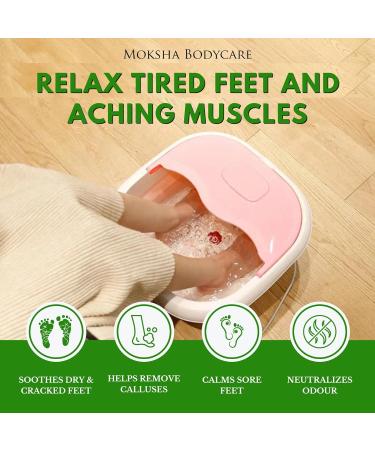 Tea Tree Oil & Dead Sea Salt Foot Soak - Nail Fungus & Athlete's Foot Treatment - Exfoliating Spa Bath for Hard Skin - Antifungal Feet Soak, 500g - Buy Online on GoSupps.com