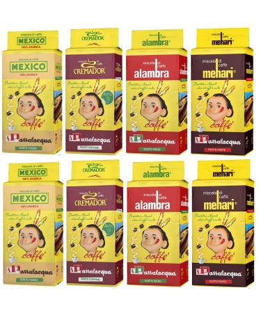 Passalacqua Passalacqua dreamset caf moulu Alambra Mehari Mekiko Cremador 8 x 250 g