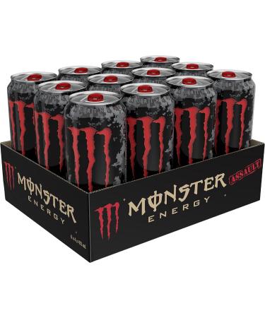 Monster Energy Assault 473mL Cans Pack of 12 - Buy Online on GoSupps.com