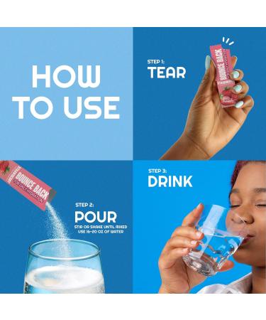 Shop Daily Hydration Strawberry Electrolyte Packets - Zero Sugar Keto Friendly Organic Drink Mix - 16 Servings - Buy Online on GoSupps.com