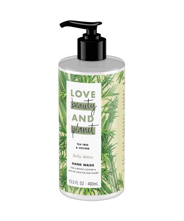 Love Beauty & Planet Daily Detox Hand Soap - Tea Tree Oil & Vetiver 13.5 oz - Buy Online on GoSupps.com