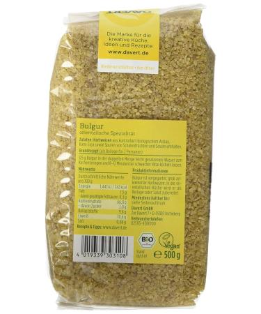 Organic Davert Bulgur - Pack of 4 (4 x 500 g) | Premium International Shipping - Buy Online on GoSupps.com