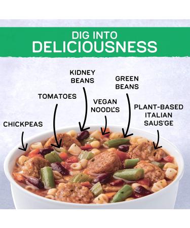 Vegan Gardein Plant-Based Sausage & Minestrone Soup - 15 oz | Healthy & Delicious - Buy Online on GoSupps.com