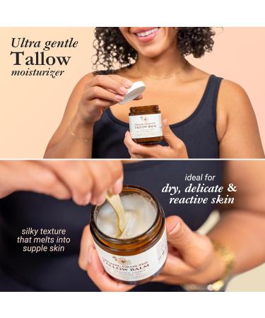 Eavara Beef Tallow for Face Moisturizer with Manuka Honey & Pure Essential Oils Organic Face & Body Balm Natural Skincare with Jojoba Sweet Almond Tamanu & Baobab Oils Made in USA 4oz - Buy Online on GoSupps.com