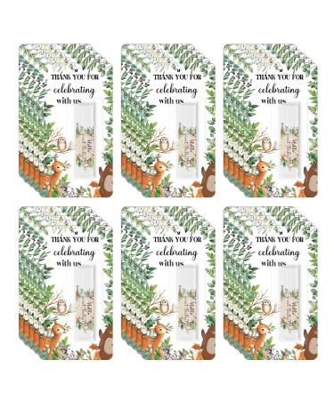 30 Pack Jungle Animal Baby Shower Favors Lip Balms Bulk Baby Showers Games Prizes Party Gifts Gender Reveal Favors Babys Showers Birthday Party Supplies Basket Gift Stuffers