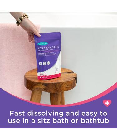 Lansinoh Postpartum Essentials Sitz Bath Salts - 10 Oz White - Buy Online on GoSupps.com
