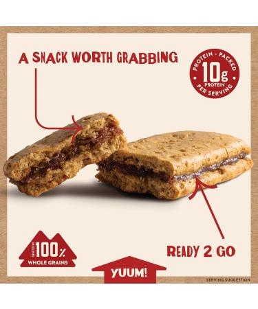 Kodiak Cakes Soft Baked Sandwich Breakfast Bars - Blueberry Oat High Protein 100% Whole Grains 48 Bars (12 Boxes) - Healthy Snack for Breakfast - Buy Online on GoSupps.com