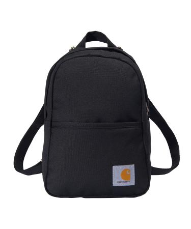 Carhartt - 8922130101 Mini Backpack, Black, One Size Black logo