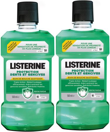 Listerine Mouthguard for Teeth/Gums 500 ml 2 Pack