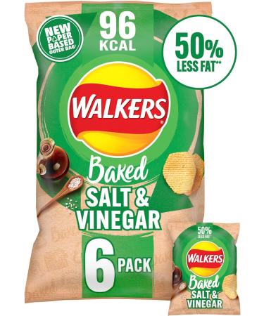 Walkers Variety Multipack Crisps (24X22g) 6x Sea Salt + 6x Cheese & Onion + 6x Salt & Vinegar + 6x Prawn Cocktail Boxed Treatz - Buy Online on GoSupps.com
