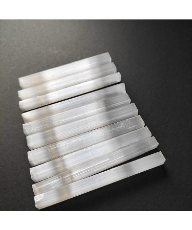 GEMSHOPE A-Grade 4 Inch Selenite Sticks Wands Set (10 pcs) for Crystal Healing, Reiki, Protection - Chakra Decoration - White 4 inch - Buy Online on GoSupps.com