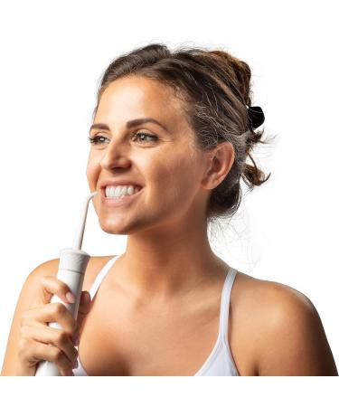 Travel Water Flosser - Portable Oral Irrigator for Deep Teeth & Braces Cleaning | Cordless & Compact for Travel | International Shipping Available - Buy Online on GoSupps.com
