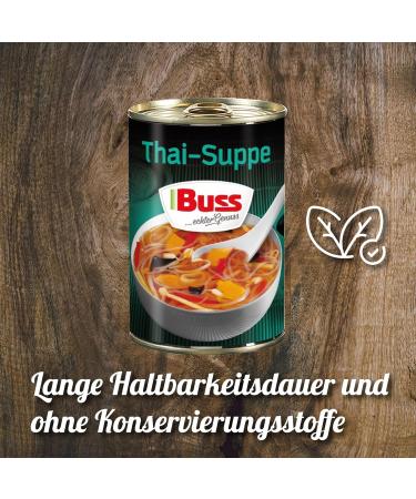 Buy Buss Ready Meals Asian Thai Soup - Delicious Chicken & Vegetable Glass Noodles | 12 x 400g - International Shipping Available - Buy Online on GoSupps.com