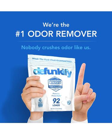 Defunkify Free & Clear Powder Laundry Detergent - EPA Safer Choice Certified - 92 Loads (55 oz) - Buy Online on GoSupps.com