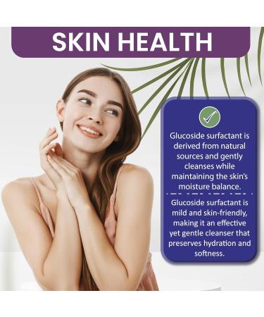 Glucoside Surfactant Base - Plant Derived All in One Natural Gentle Mild Rich Foaming Cleanser - Lauryl Decyl Coco Capryl Caprylyl Cosmetic Liquid Hand Soap Body Wash - 32 oz 32 Fl Oz (Pack of 1) - Buy Online on GoSupps.com