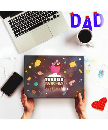 Maxi International Snack Box: Premium Exotic Foreign Snacks & Unique Food Gifts | Turkish Gourmet & World Candies | Dark Space Themed Box | 21 Full-Size Snacks - Buy Online on GoSupps.com