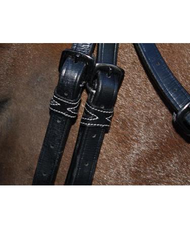 Shop Bridle Brilon X Noseband - Full Coldblood Extra Large Black Soft Leather | Tysons XX Full - International Shipping Available - Buy Online on GoSupps.com