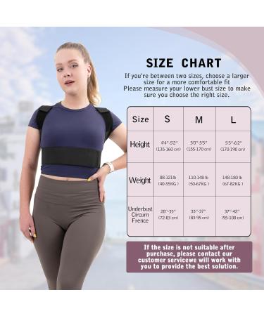 Buy Adjustable Posture Corrector for Women & Men | Breathable Back Straightener for Scoliosis & Hunchback - Large Black | International Shipping Available - Buy Online on GoSupps.com