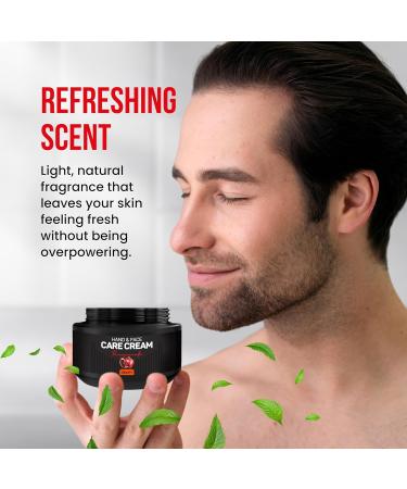 The Shave Factory Pomgranate Hand and Face Cream 300ML - Moisturizing Nourishes Dry Skin Suitable for Daily Use. Fast Absorbing For Hands and Face. Skin Care - Buy Online on GoSupps.com