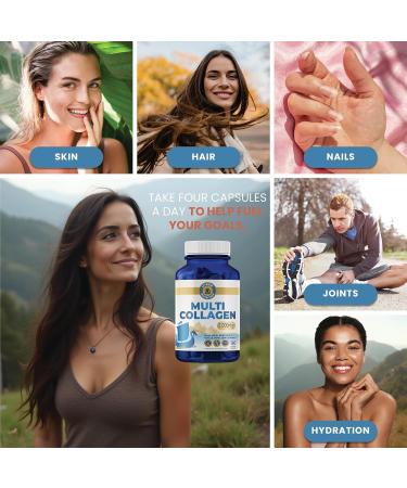 Vykee Nutrition Multi Collagen + Biotin & Hyaluronic Acid 2 000mg Beauty & Joint Support | Hair Skin Nails & Mobility | Multi-Type Collagen for Daily Strength & Resilience | 180 Capsules - Buy Online on GoSupps.com
