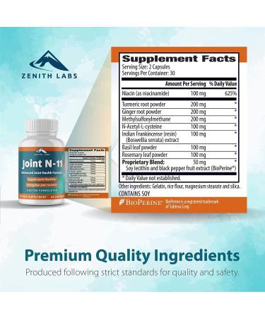 Zenith Labs Joint N-11: Advanced Joint Health Supplement - Buy Online on GoSupps.com