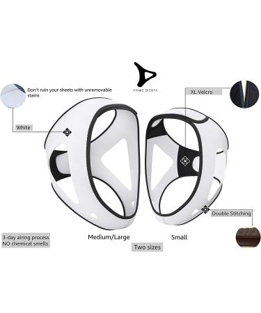 PrimeSiesta Anti Snore Chin Strap for CPAP Users - Adjustable Breathable Snore Stopper & CPAP Chin Strap - Medium/Large Size for Men and Women - Buy Online on GoSupps.com