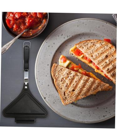Milisten 1pc Sandwich Pan Aluminum Baking Pans Mini Waffle Maker Flip Sandwich Maker Home Cookware The Egg Grill Stove Burner Pans Storage Bins with Lids Abs Household Cooking Pot 35X18X4CM Black - Buy Online on GoSupps.com