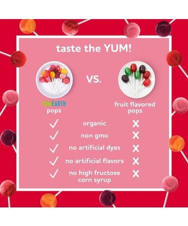 YumEarth Organic Pops - Assorted Flavors, 20 Pops (4.2 oz) - Natural Candy Treats - Buy Online on GoSupps.com