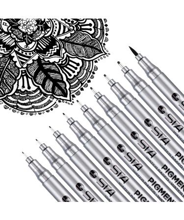 Dyvicl Metallic Marker Pens - 12 Colors Hard Fine Tip Metallic Markers for  Black Paper, Adult Coloring, Card Making, Rock Painting, Scrapbooking  Crafts, DIY Photo Album