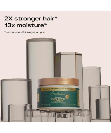 SheaMoisture Bond Repair Masque with Amla Oil | Strengthen & Moisturize Hair | Restorative HydroPlex Infusion - 11 oz - Buy Online on GoSupps.com