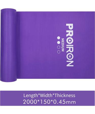 PROIRON Latex-Free Resistance Bands for Strength Training Yoga Pilates - Light/Medium/Heavy b-Purple/2m/20lb - Buy Online on GoSupps.com