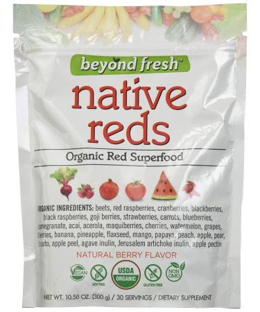 Beyond Fresh Native Reds Organic Red Superfood Natural Berry Flavor 10.58 oz (300 g)